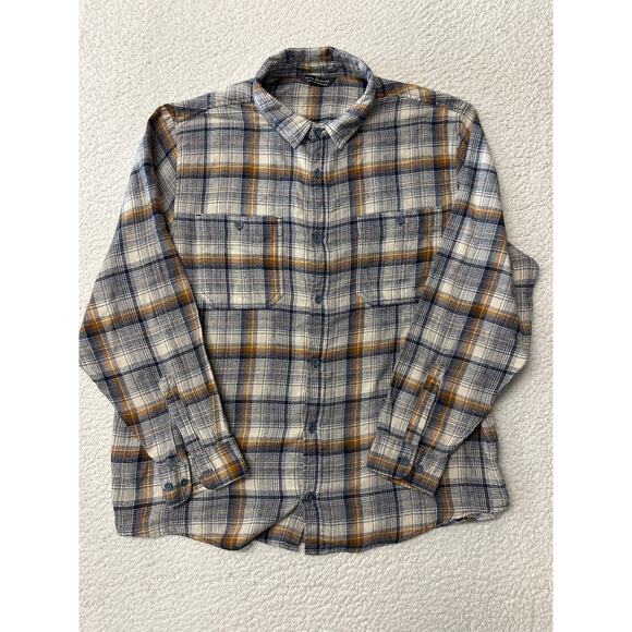 Alpine Design Mens Long Sleeve Button Down Lightweight Flannel Shirt Size 2XL - Picture 1 of 8